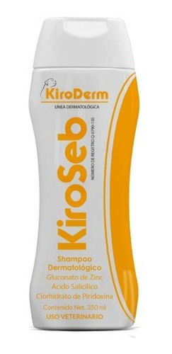 Shampoo Dermatológico Kiroseb 350 Ml Kirón 