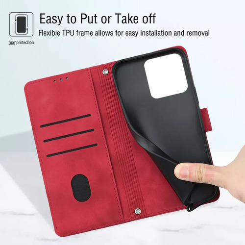 ( Funda Tipo Cartera Con Tapa En Relieve Para Xiaomi Redmi 10c