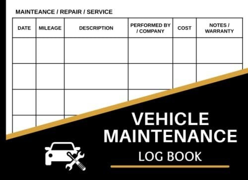 Book : Car Maintenance Log Book Vehicle Maintenance Log Boo