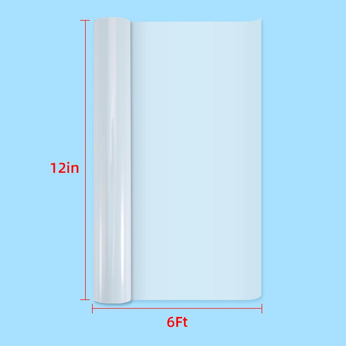 Srunffe Vinilo Htv Transparente Para Sublimación, Vinilo De