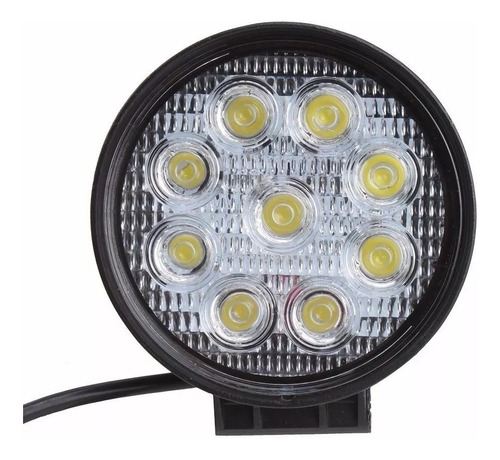 Faro Led 27w Redondo Waterproof Exploradoras Cree