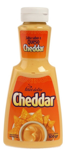 Salsa Aderezo Tau Delta Cheddar 300 Gr Pack Queso Dips