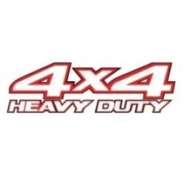Emblema Adesivo  4x4 Heavy Duty Nissan Frontier