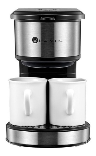 Imagen 6 de 10 de Cafetera De Goteo Doble Taza Coffee Maker Duo Blanik