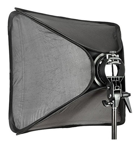 Soft Box Plegable/colapsable Marca Godox 60x60 Cm P/flash De Zapata Con Rótula Stype Y Bolso Para Transporte