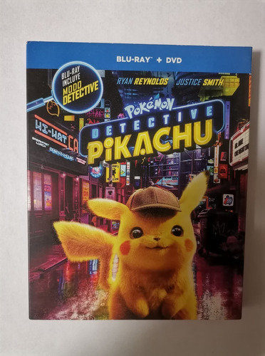 Blu-ray + Dvd - Pokémon: Detective Pikachu