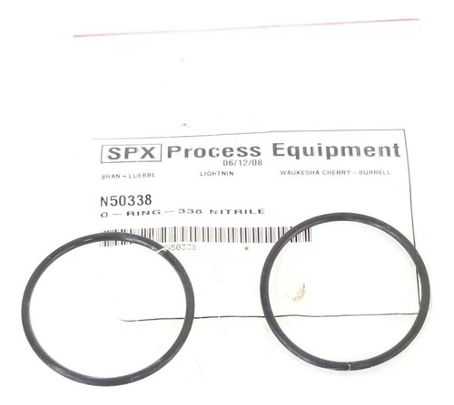 Lot Of 2 New Spx Process Equipment N50338 O-ring 338 Nit Vvm