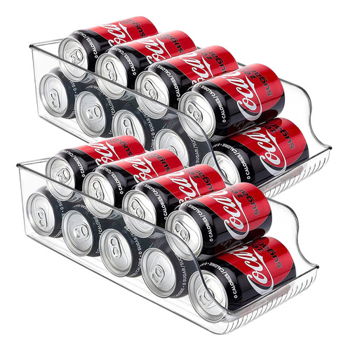 Organizador De Latas De Soda Para Refrigerador Set De 2 Co