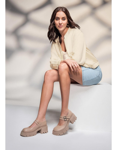 Zapatilla Urbana 3697788ve Fresco Beige Niñas Andrea Liso