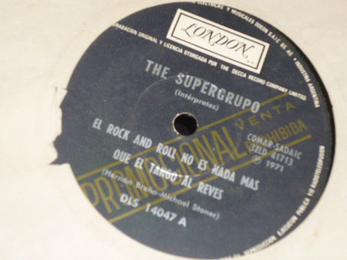 The Supergrupo Que Sabroson Es El Rock And Roll Simp Jcd055