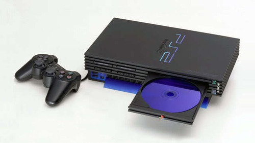 Sony PlayStation 2 SCPH-100 Standard cor matte black - Excelente (Recondicionado)