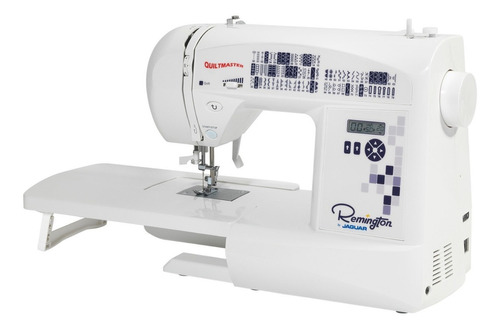 Máquina de coser recta Remington Quiltmaster R200 portable blanca