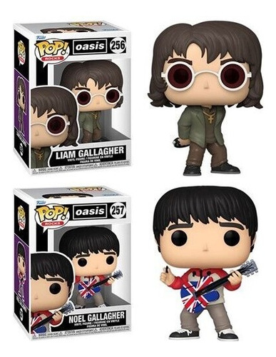 Funko Pop! Oasis - Liam Y Noel Gallagher 2 Pack #256 Y #257