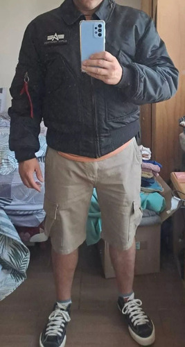 Campera Aviadora Alpha Industries Cwu-45 P/n Muy Buen Estado (Usado)