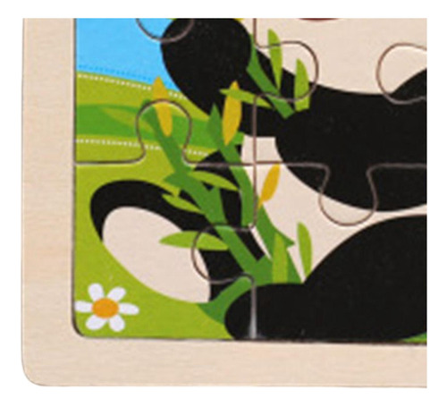 Juegos De Rompecabezas De Madera Aprendizaje Panda