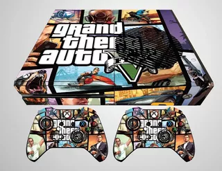 Skin Gta V Xbox One Para Consola 2 Mandos