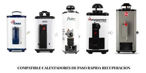 Kit 6 Esprea Calentador Paso Gas Lp