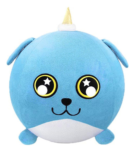 Peluche Inflable Biggies Perro Color Azul