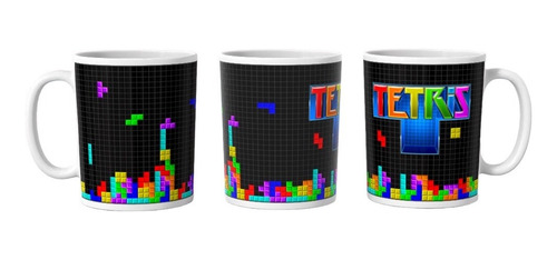 Taza / Mug Tetris - Nintendo - Juego Retro - Game - Arcade