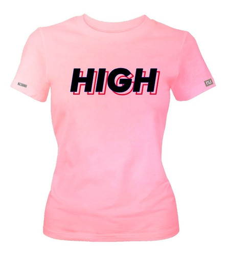 Camiseta Estampada High Alto Drugs Cool Dama Mujer Inp Ikrd