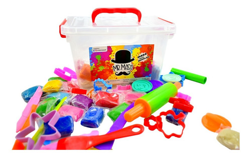 Super Valija Mr Masa Stick 30g+ Accesorios Masas Plastilina 