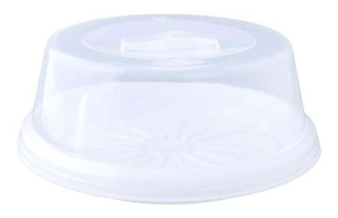 Imagem 1 de 2 de Boleira Porta Bolo Plástica Luxo 26cm Pratic