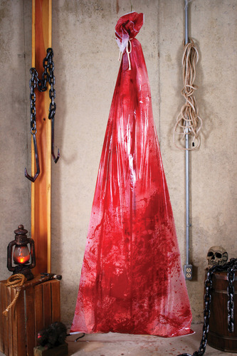 Bolsa Cuerpo Sangre Artificial Decorativo Terror Halloween
