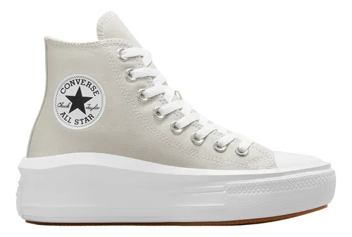 Converse gris bota mujer sale