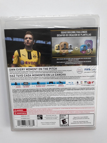 Fifa 17 Juego Ps3 2017 Nuevo Y Sellado En Español