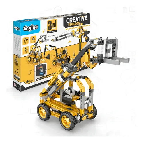 Bloques para armar Engino INVENTOR MOTORIZED CB-M40 328 piezas en caja