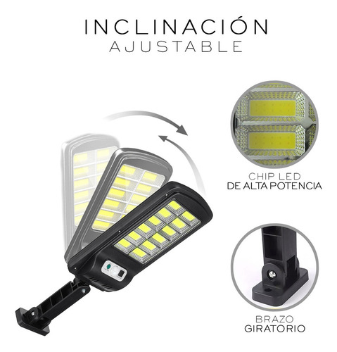 Lampara Led Solar Suburbana Exterior Luminaria