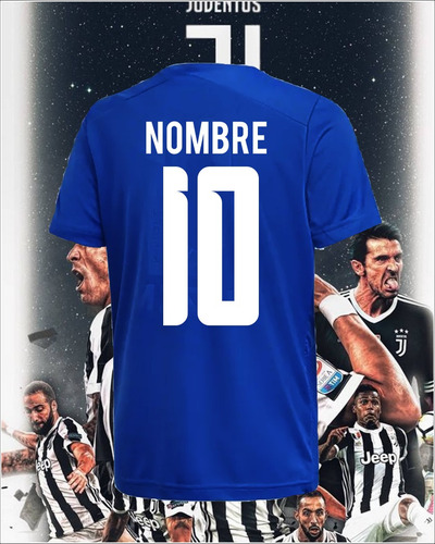 Camiseta Juventus Con Nombre Y Numero A Eleccion