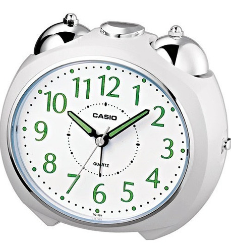 Reloj Casio Tq-369 Despertador Dos Colores 100% Original 