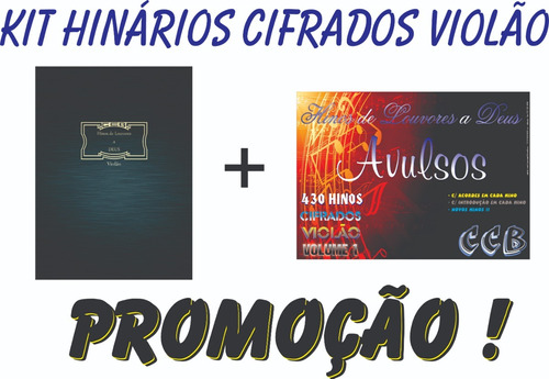 Hinário Hinos Ccb Violão Tom Original  +  Avulsos Vol. 1
