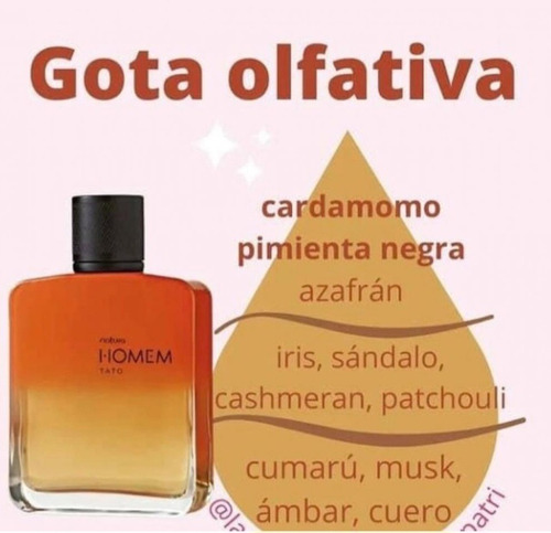 Perfume Natura Homem Tato Masculino 100ml