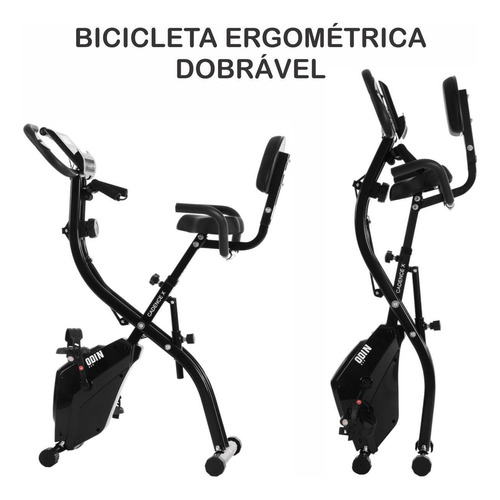 Bicicleta Ergométrica Vertical Dobrável Cadence X Odin Fit