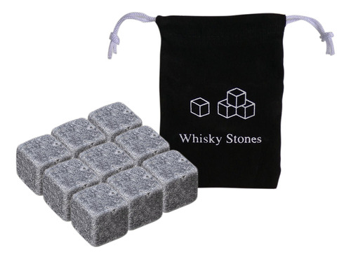 Juego De Piedras De Whisky 9 Whisky Granito Chill Rocks