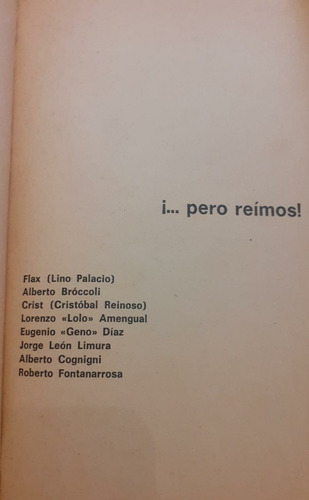 Pero Reímos- 8 Dibujantes Argentinos Fontanarrosa Crist,y... (Usado)