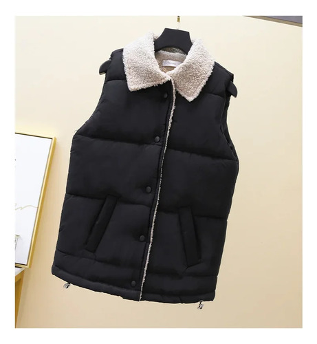 Chaleco Sin Mangas Cálido De Estilo Coreano Para Mujer, Otoñ