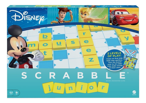 Juego De Mesa Scrabble Junior Disney 2 En 1