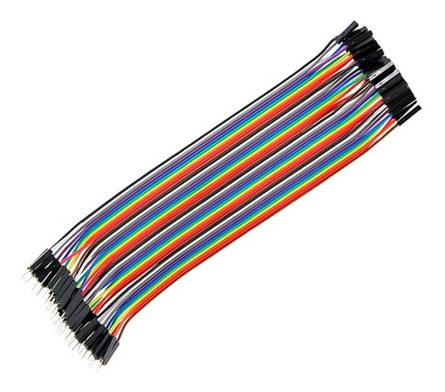 Cables Dupont Macho-hembra 20cm Arduino Raspberry, 30 Piezas