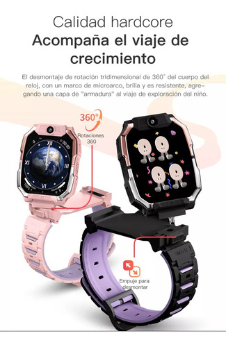 Smartwatch Localizador Wifi 4g Videollamada Protección Niña