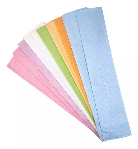 Papel Crepe Perla Colores Surtidos 10 Piezas