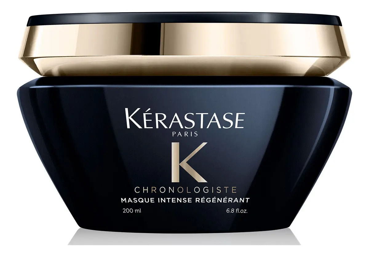 Máscara Capilar Regeneradora com Abyssine para Hidratação Profunda, Brilho Intenso e Controle do ​Frizz Chronologiste Intense Régénérant Kérastase 200ml