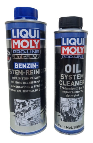 Kit Aditivos Liqui Moly Fuel System +  Oil System Pro Line 