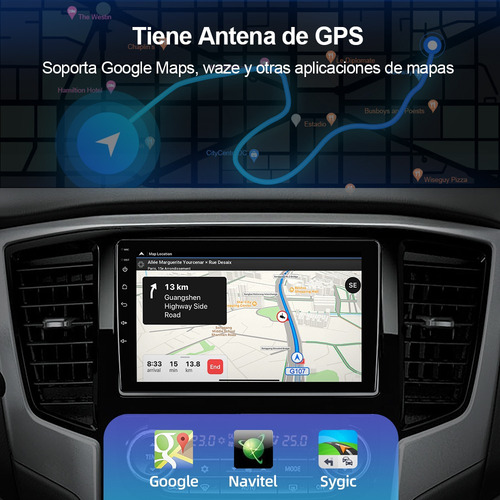 Auto Estéreo For Mitsubishi L200 2021-2022 Cámara Gps Wifi