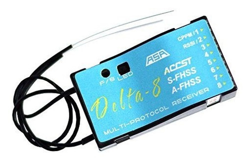 Frsky S-fhss 8 ch Delta-8 receptor Rx Para Futaba T6j T8j 4p