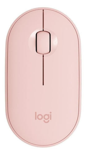 Imagen 1 de 4 de Mouse inalámbrico Logitech Pebble M350 rosa