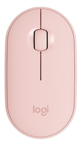 Mouse Inalámbrico Logitech Pebble M350 Rosado