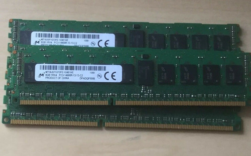 Imagem 2 de 3 de Memória 8gb Ddr3 1866mhz Ecc 1rx4 Poweredge R620 R715 R720